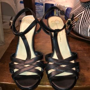 Jessica Simpson Black Heels